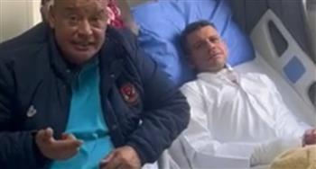 ناصر البرنس يكشف آخر تطورات الحالة الصحية لشقيقه بعد إشعال النار في نفسه