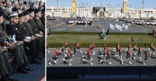 الأكاديمية العسكرية تنظم مراسم استقبال الطلبة الجدد المقبولين بالأكاديمية والكليات العسكرية 