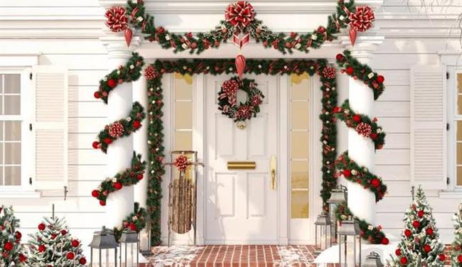 لربات البيوت.. أفكار مبتكرة لتزيين باب المنزل ليلة رأس السنة