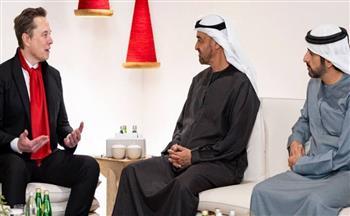 رئيس الإمارات يبحث مع إيلون ماسك المستجدات في مجال التكنولوجيا والذكاء الاصطناعي 