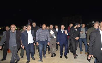 صبحي وحبشي يتفقدان استاد النادي المصري للوقوف على آخر الاستعدادات قبل الافتتاح