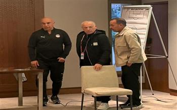 هاني أبو ريدة يطالب لاعبي المنتخب بـ تحقيق لقب يضاف لهم ولإسعاد الجماهير