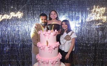 معتصم النهار يحتفل بعيد ميلاد ابنته