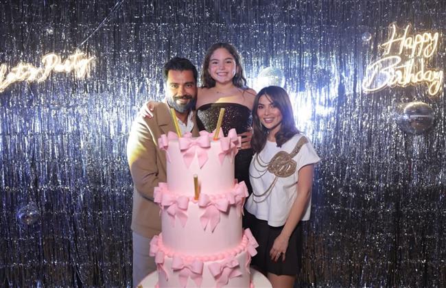 معتصم النهار يحتفل بعيد ميلاد ابنته