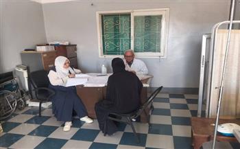 ختام أعمال القافلة الطبية بقرية أم الحويطات في سفاجا ضمن مبادرة «حياة كريمة»