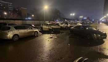 احتمالات بوجود عبوة ناسفة أدت إلى انفجار سيارة قائد عسكري روسي رفيع