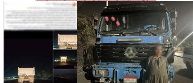 الأمن يضبط سائق نقل غير مرخص حاول التهرب بعد مشادة مرورية بالقليوبية