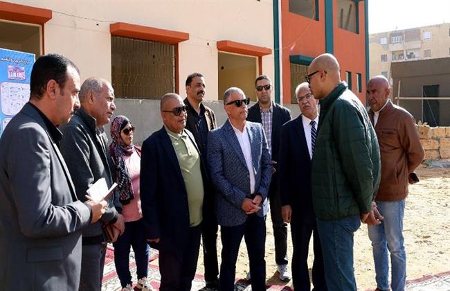 محافظ الإسماعيلية يتابع أعمال إنشاء وتجديد عدد من المدارس