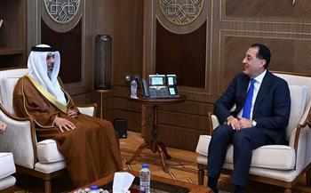رئيس الوزراء يستقبل سفير الإمارات لدى مصر