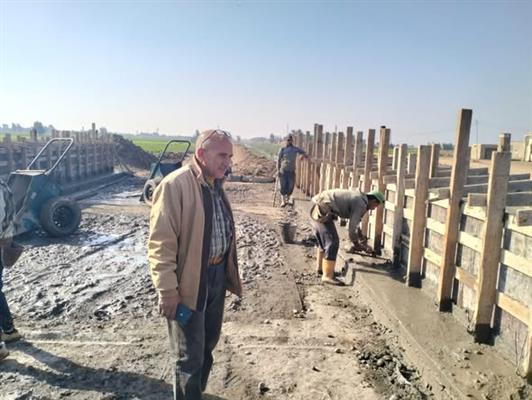 محافظ كفرالشيخ: إحلال وتجديد كوبري المصب بمصرف صرف المنشأة بقرية التفتيش بسيدي سالم 