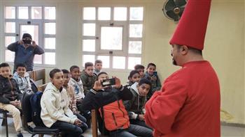 أنشطة فنية وترفيهية بالمكتبة العامة بقصر ثقافة الفيوم لطلاب المرحلة الابتدائية