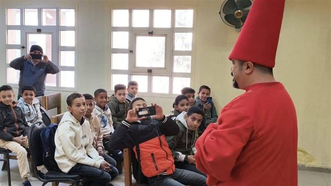 أنشطة فنية وترفيهية بالمكتبة العامة بقصر ثقافة الفيوم لطلاب المرحلة الابتدائية