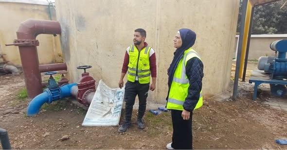 رئيس مياه بني سويف يتفقد أعمال الإحلال والتجديد بمحطتي مياه الحلابية 1 و2