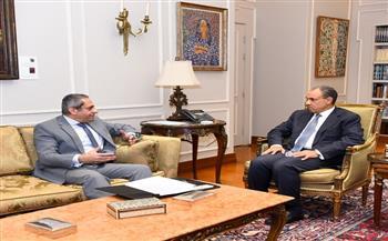 وزير الخارجية يبحث إجراءات نقل السفارات الأجنبية للعاصمة الجديدة 