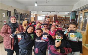 ورشة فنية بمكتبة اللاهون تنمّي خيال الأطفال وتحوّل الإبداع إلى فرحة