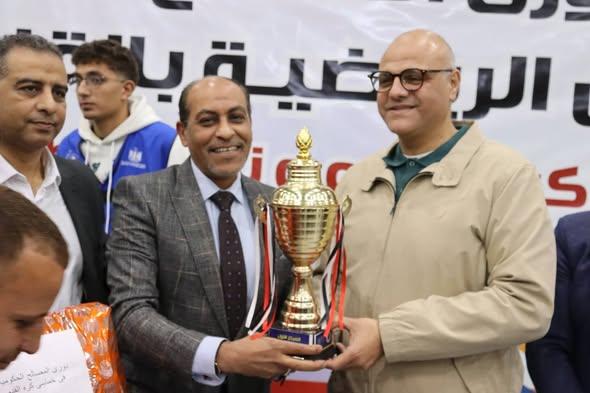 محافظ القليوبية يشهد ختام النسخة الأولى لدوري الهيئات الحكومية ويتوّج «التموين» باللقب بنتيجة 4/0 