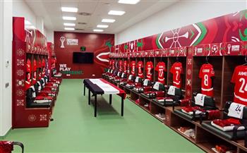 كأس أمم أفريقيا.. قمصان منتخب مصر تزين الملعب قبل مواجهة زيمبابوي| صور