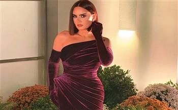 رشا مهدي بلوك مخملي في أحدث ظهور