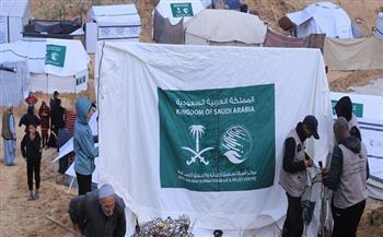 "الملك سلمان للإغاثة" يواصل تقديم الخدمات لإيواء نازحي جنوب قطاع غزة من آثار المنخفض الجوي