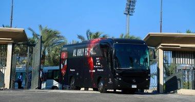 كأس عاصمة مصر.. الأهلي يصل ملعب الغزل لمواجهة فريق المحلة