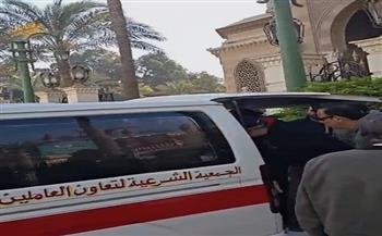 وصول جثمان طارق الأمير إلى مسجد الرحمن الرحيم استعدادًا لصلاة الجنازة