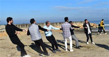 الشباب والرياضة: مسار سلام ينفذ فعالية السلام والبيئة على شاطئ بورسعيد