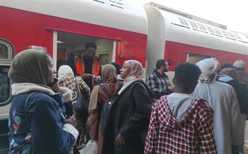 سكك حديد مصر تُسير الرحلة 41 لنقل الأشقاء السودانيين ضمن مشروع العودة الطوعية