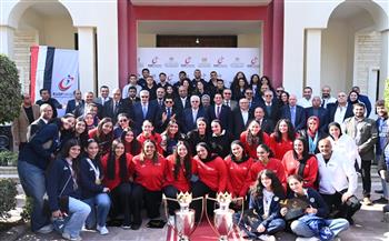 وزيرا الرياضة والتعليم العالي يكرمان طلاب الجامعات الفائزين في البطولة العالمية