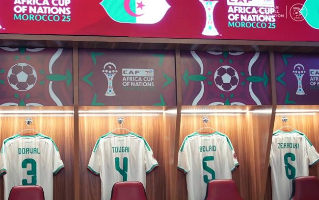 كأس أمم أفريقيا.. قمصان الجزائر تزين ملعب مولاي الحسن قبل لقاء السودان