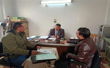 الوحدة المحلية لمركز بني سويف تتابع ملفات النظافة ومواجهة التعديات وتحسين مستوى الخدمات