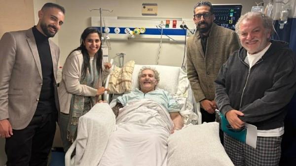 أول ظهور للفنان محي إسماعيل في العناية المركزة رفقة ابن شقيقه المخرج أشرف فايق 