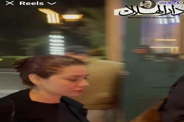 محمد رياض وجيهان الشماشرجي يؤديان واجب العزاء في الماكير محمد عبد الحميد   