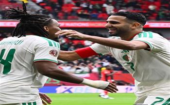 كأس أمم أفريقيا.. الجزائر يفرض سيطرته وتقدمه على السودان فى الشوط الأول
