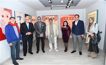  افتتاح معرض «ألف وجه ووجه» لأحمد رجب صقر بجاليرى المشهد