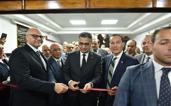 وزير التموين ومحافظ القليوبية يفتتحان مكتب السجل التجاري المميز بالغرفة التجارية