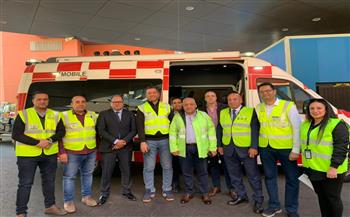 تجربة طوارئ بمنطقة مناولة الأمتعة (BHS) في مبنى الركاب رقم (3) بمطار القاهرة الدولي