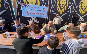 إجراء القرعة العلنية لتخصيص قطع سكنية بتقسيم طلعت ضرغام بقرى أبو منقار بمركز الفرافرة