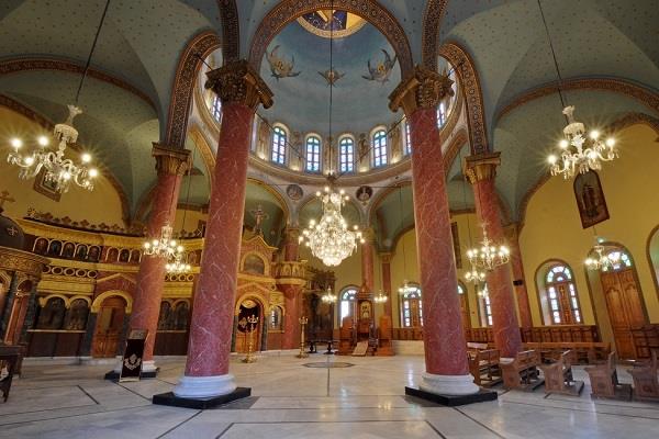كنيسة مارجرجس الروم الأرثوذكس.. تحفة معمارية مستديرة تخطف الأنظار في مصر القديمة