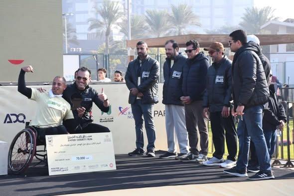 القومي للاعاقة يهنىء أبنائه من ذوي الهمم لفوزهم بجوائز ماراثون زايد الخيري