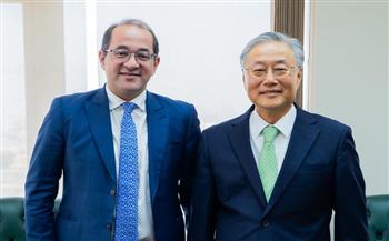 وزير المالية.. فى لقائه بسفير كوريا الجنوبية:  الاقتصاد المصرى يتحسن.. بشراكة قوية مع القطاع الخاص