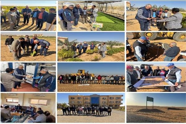 رئيس "بحوث الصحراء" يتفقد أعمال حصر الأراضي والأنشطة البحثية بالوادي الجديد 