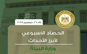 أبرز أنشطة وزارة البيئة خلال أسبوع| إنفوجراف