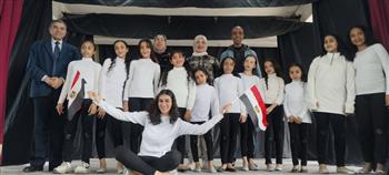 عرض فني لفرقة أطفال وطلائع بولكلي للفنون الشعبية ضمن برنامج «رمز من رموز القرية»