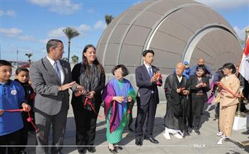 مكتبة الإسكندرية تحتضن ختام فعاليات "أكبر لوحة في العالم" بمشاركة أطفال المدارس اليابانية