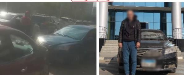 ضبط قائد سيارة ملاكي صدم شخصًا بالجيزة بعد السير عكس الاتجاه