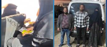 ضبط سيدة ومستقلي سيارة ميكروباص بتهمة توزيع رشاوى انتخابية بشبراخيت