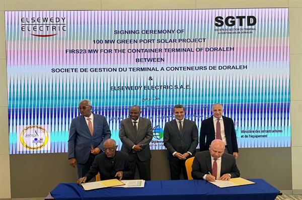 مصر وجيبوتي توقعان عددا من الاتفاقيات في مجالات النقل البحري والمناطق اللوجيستية والطاقة الخضراء 