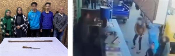 سقوط المتهمين بالتعدى ضربا على شخص في محل عمله بالبحيرة 