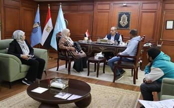 رئيس مدينة الغردقة يجتمع باللجنة الفنية للتصالحات بالمدينة والأحياء 