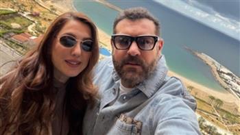 كندة علوش تحتفل بعيد ميلاد عمرو يوسف في الإسكندرية